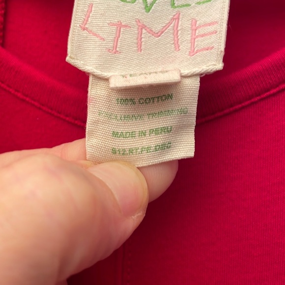 LEMON LOVES LIME Red Ruffle Tank Dress - Picture 7 of 8